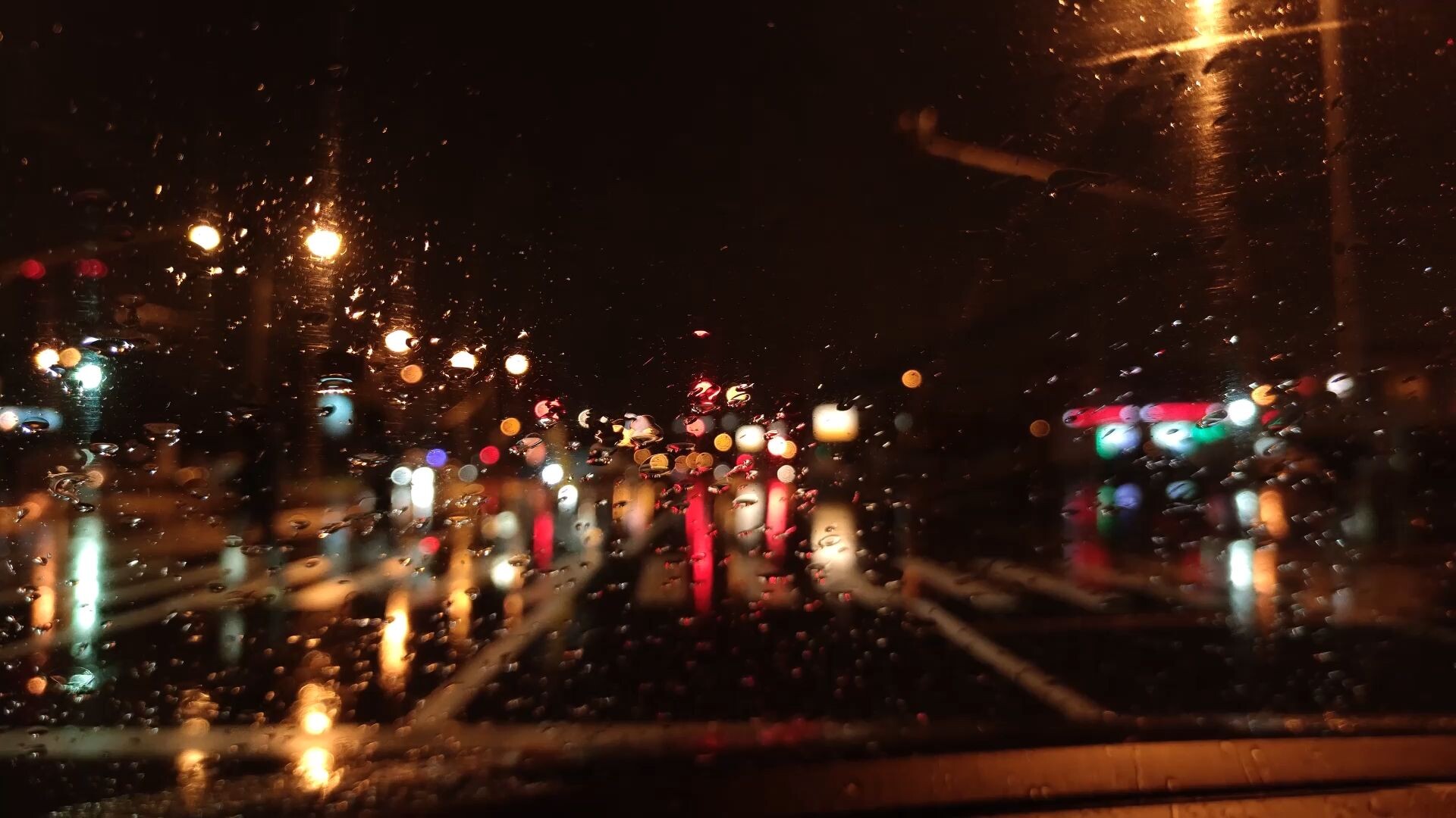 Rain o a windshiels